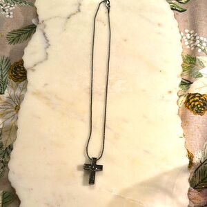 Bold Cross Pendant Necklace